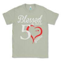 Matcha Vintage 50th Birthday Blessed By God For 50 Years Birthday Classic Tee - longCreatives