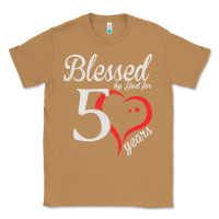 Toasted Coconut Vintage 50th Birthday Blessed By God For 50 Years Birthday Classic Tee - longCreatives