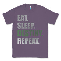 Lavender Destiny  Eat Sleep Destiny Repeat Short Sleeve Classic Tee - longCreatives