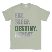 Matcha Destiny  Eat Sleep Destiny Repeat Short Sleeve Classic Tee - longCreatives
