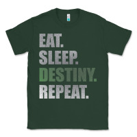 Sports Green Destiny  Eat Sleep Destiny Repeat Short Sleeve Classic Tee - longCreatives