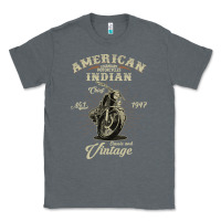 Vintage American Motorcycle Indian For Old Biker Gifts Classic Tee | Teevron