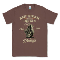 Chestnut Vintage American Motorcycle Indian for Old Biker Gifts Classic Tee - longCreatives