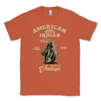 Copper Vintage American Motorcycle Indian for Old Biker Gifts Classic Tee - longCreatives