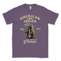 Lavender Vintage American Motorcycle Indian for Old Biker Gifts Classic Tee - longCreatives