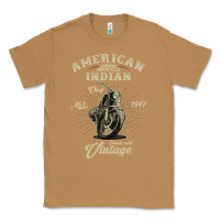 Toasted Coconut Vintage American Motorcycle Indian for Old Biker Gifts Classic Tee - longCreatives