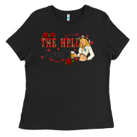 The Hell I Wont With Sassy Pinup Cowgirl Ladies Tee | Teevron