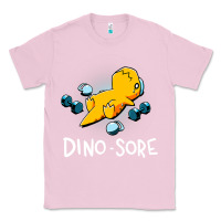 Bubblegum Pink Dino Sore Funny Dinosaur Workout Gym Fitness Lifting Classic Tee - longCreatives