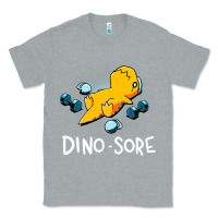 Heather Grey Dino Sore Funny Dinosaur Workout Gym Fitness Lifting Classic Tee - longCreatives