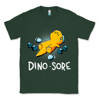 Sports Green Dino Sore Funny Dinosaur Workout Gym Fitness Lifting Classic Tee - longCreatives