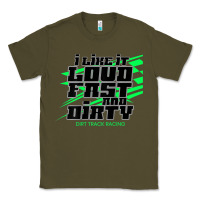 Army Green Dirt Modified Racing Apparel Sprint Car Dirt Track Racing Classic Tee - longCreatives