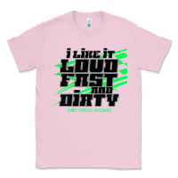 Bubblegum Pink Dirt Modified Racing Apparel Sprint Car Dirt Track Racing Classic Tee - longCreatives