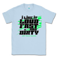 Dusty Blue Dirt Modified Racing Apparel Sprint Car Dirt Track Racing Classic Tee - longCreatives