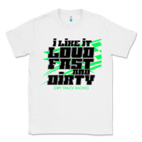 White Dirt Modified Racing Apparel Sprint Car Dirt Track Racing Classic Tee - longCreatives