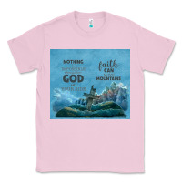 Bubblegum Pink nothing is impossible with cross Classic Tee - TumblerDesignByShophia