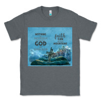 Charcoal Heather nothing is impossible with cross Classic Tee - TumblerDesignByShophia