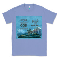 Colony Blue nothing is impossible with cross Classic Tee - TumblerDesignByShophia