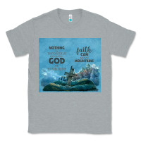 Heather Grey nothing is impossible with cross Classic Tee - TumblerDesignByShophia