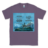 Lavender nothing is impossible with cross Classic Tee - TumblerDesignByShophia