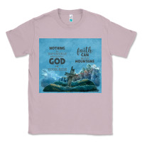 Lilac nothing is impossible with cross Classic Tee - TumblerDesignByShophia