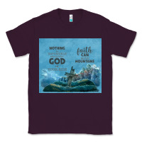 Plum nothing is impossible with cross Classic Tee - TumblerDesignByShophia