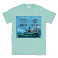 Seafoam nothing is impossible with cross Classic Tee - TumblerDesignByShophia
