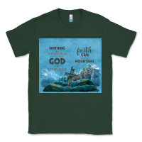 Sports Green nothing is impossible with cross Classic Tee - TumblerDesignByShophia