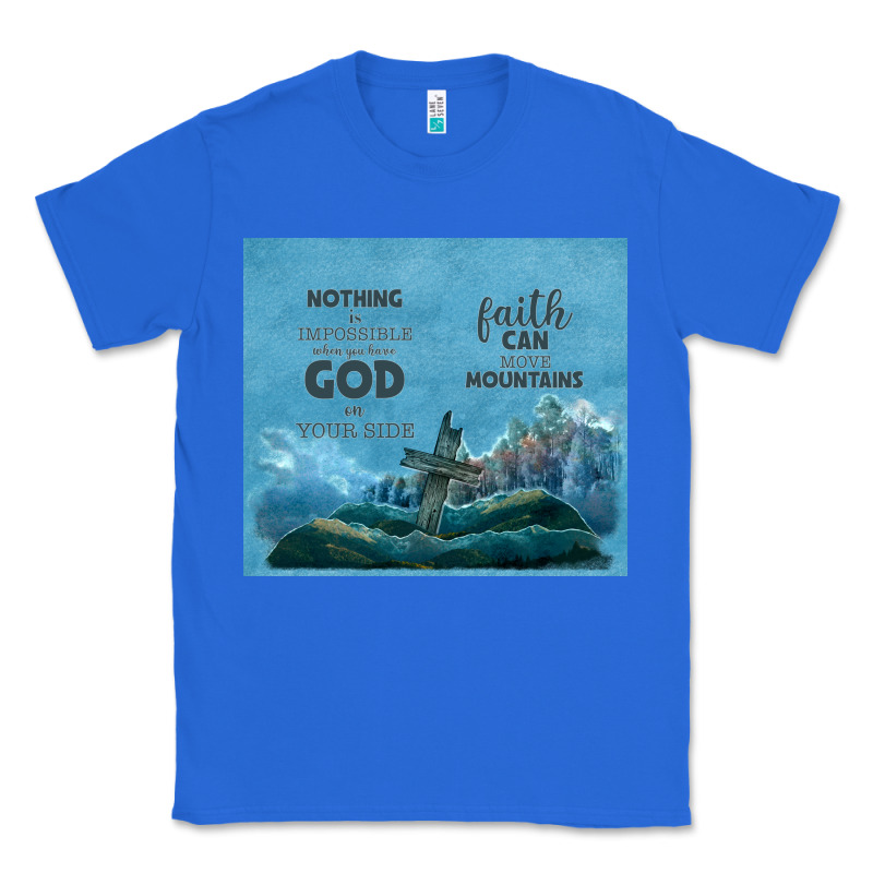 Nothing Is Impossible With Cross Classic Tee by TumblerDesignByShophia | Teevron