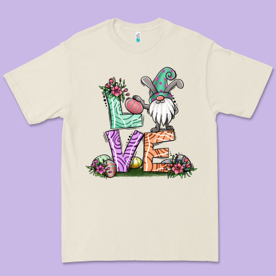Easter Gnome Easter Bunny Gnome Premium Tee Designed By Jasminsmagicworld