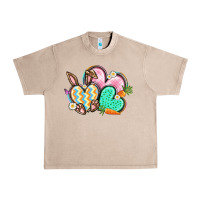 French Oak Easter heart Easter Day Urban Heavy Tee - CowGirlArtShop