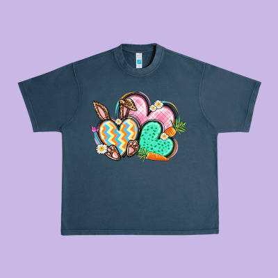 Easter Heart Easter Day Urban Heavy Tee Designed By Cowgirlartshop