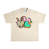 Sandshell Easter heart Easter Day Urban Heavy Tee - CowGirlArtShop
