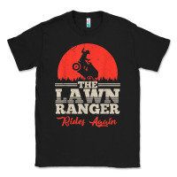 Black the lawn ranger rides again shirt  cute lawn caretaker gift Classic Tee - longCreatives