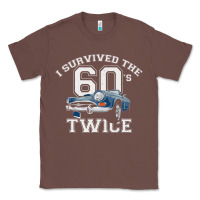 Chestnut I Survived The Sixties Twice Classic Birthday Classic Tee - longCreatives
