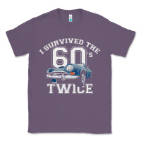 Lavender I Survived The Sixties Twice Classic Birthday Classic Tee - longCreatives