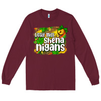 St. Patrick's Little Miss Shenanigans Long Sleeve Tee | Teevron