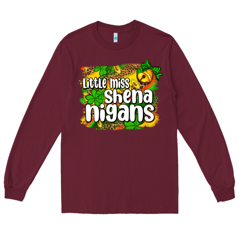 St. Patrick's Little Miss Shenanigans Long Sleeve Tee by OliviaCreatesArt | Teevron