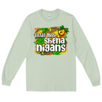 Matcha St. Patrick's Little miss shenanigans Long Sleeve Tee - OliviaCreatesArt
