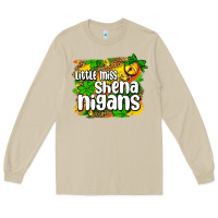 Mushroom St. Patrick's Little miss shenanigans Long Sleeve Tee - OliviaCreatesArt