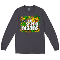 Smoke St. Patrick's Little miss shenanigans Long Sleeve Tee - OliviaCreatesArt