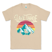 Mushroom Vintage Lake Tahoe Mountains Retro T Classic Tee - longCreatives