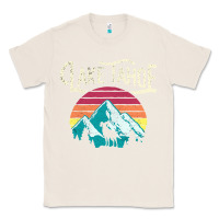 Natural Vintage Lake Tahoe Mountains Retro T Classic Tee - longCreatives