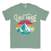 Sage Vintage Lake Tahoe Mountains Retro T Classic Tee - longCreatives
