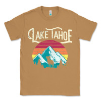 Toasted Coconut Vintage Lake Tahoe Mountains Retro T Classic Tee - longCreatives