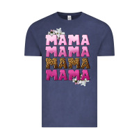 Vintage Denim Mama Mama Mama Mama Mother's Day Vintage Tee - CowGirlArtShop