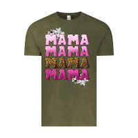 Vintage Olive Mama Mama Mama Mama Mother's Day Vintage Tee - CowGirlArtShop
