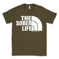 Army Green the sober life sobriety cool aa na anonymous t shirt gifts Classic Tee - longCreatives