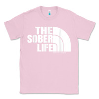Bubblegum Pink the sober life sobriety cool aa na anonymous t shirt gifts Classic Tee - longCreatives