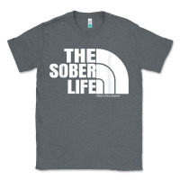 Charcoal Heather the sober life sobriety cool aa na anonymous t shirt gifts Classic Tee - longCreatives