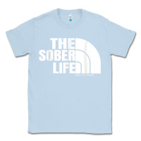 Dusty Blue the sober life sobriety cool aa na anonymous t shirt gifts Classic Tee - longCreatives
